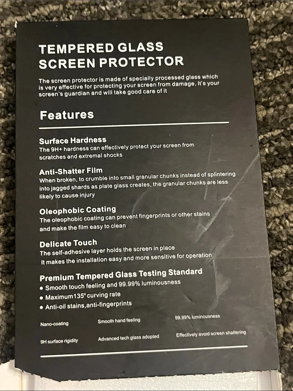 Ailun Clear Tempered Glass Screen Protector for 12 Pro with Installation Kit 2pc